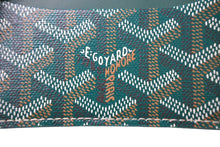 画像をギャラリービューアに読み込む, 新品未使用 GOYARD ゴヤール サン シュルピス カードケース グリーン PVC レザー STSULPPMLTY09CL09X 中古 65251