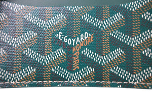 新品未使用 GOYARD ゴヤール サン シュルピス カードケース グリーン PVC レザー STSULPPMLTY09CL09X 中古 65251