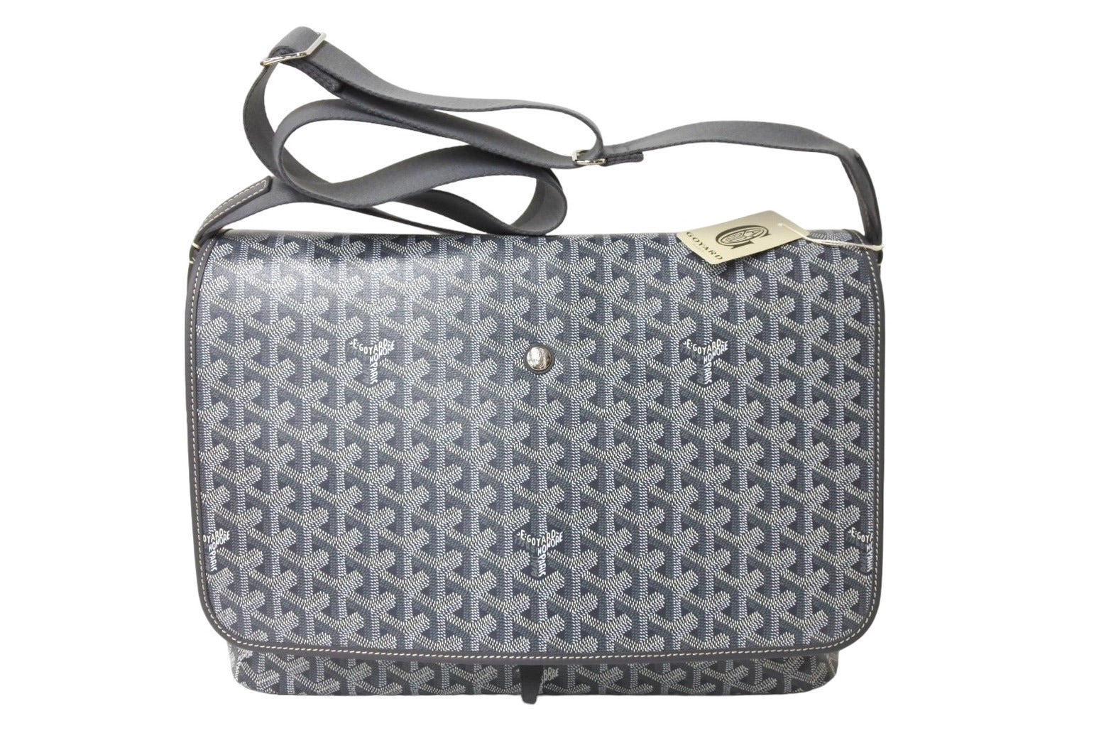 新品未使用 GOYARD ゴヤール カペシアン バッグMM メッセンジャーバッグ ショルダーバッグ グレー シルバー金具 65252 –  Casanova Vintage