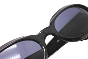 GUCCI グッチ サングラス 眼鏡 Gロゴエンブレム ラウンドフレーム 2419 サイズ51□20 ブルー ブラック 美品 中古 65258