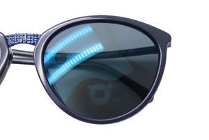 極美品 CHANEL シャネル サングラス 眼鏡 ココマーク サイドロゴ 5382-A サイズ56□19 140 3N ブルー 中古 65275