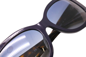 CHANEL シャネル サングラス 眼鏡 ココマーク 5322-A サイズ57□18 135 ネイビー パープル 美品 中古 65277
