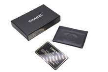 Load image into Gallery viewer, CHANEL シャネル ココマーク カードケース 6番台 フランス製 キャビアスキン ブラック 良品 中古 65279