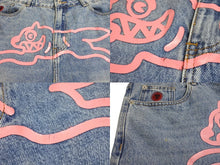 画像をギャラリービューアに読み込む, ICE CREAM アイスクリーム DENIM PANTS デニムパンツ フロントドッグ サイズ34 ブルー 美品 中古 65284