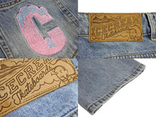 画像をギャラリービューアに読み込む, ICE CREAM アイスクリーム DENIM PANTS デニムパンツ フロントドッグ サイズ34 ブルー 美品 中古 65284