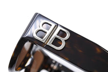 画像をギャラリービューアに読み込む, 極美品 BALENCIAGA バレンシアガ サングラス サイズ55◻︎19-125 M BB0323SK サイドロゴ ブラウン 中古 65288