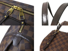 Load image into Gallery viewer, 極美品 LOUIS VUITTON ルイ ヴィトン リヴィントンPM トートバッグ N41157 ダミエキャンバス ブラウン 中古 65293