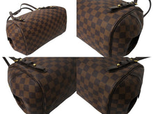 Load image into Gallery viewer, 極美品 LOUIS VUITTON ルイ ヴィトン リヴィントンPM トートバッグ N41157 ダミエキャンバス ブラウン 中古 65293