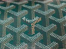 Load image into Gallery viewer, 新品未使用 GOYARD ゴヤール トラベルウォッチケース ダブル MONETUMMLTY09CL09P レザー PVC グリーン シルバー金具 中古 65295