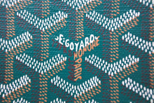 画像をギャラリービューアに読み込む, 新品未使用 GOYARD ゴヤール 財布 サン トマ 二つ折り財布 STTHOMPMLTY09CL09P レザー PVC グリーン シルバー金具 中古 65300