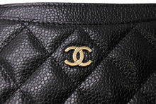Load image into Gallery viewer, 未使用品 CHANEL シャネル クラシック カードケース ココマーク キャビアスキン グレインドカーフスキン AP0213 ブラック ゴールド 中古 65302