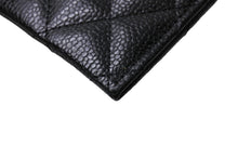 Load image into Gallery viewer, 未使用品 CHANEL シャネル クラシック カードケース ココマーク キャビアスキン グレインドカーフスキン AP0213 ブラック ゴールド 中古 65302