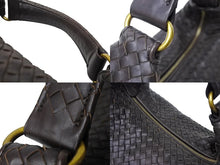 Load image into Gallery viewer, BOTTEGAVENETA ボッテガヴェネタ ショルダーバッグ イントレチャート 181347 V7782 1301 ラムスキン ブラウン 美品 中古 65339