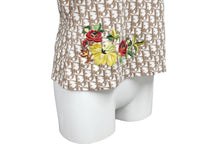 Load image into Gallery viewer, Christian Dior クリスチャンディオール John Galliano ジョンガリアーノ期 5E16155960 タンクトップ トロッター柄 刺繍 美品 中古 65346