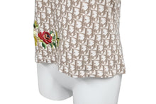Load image into Gallery viewer, Christian Dior クリスチャンディオール John Galliano ジョンガリアーノ期 5E16155960 タンクトップ トロッター柄 刺繍 美品 中古 65346