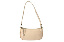 画像をギャラリービューアに読み込む, BVLGARI ブルガリ アクセサリーポーチ ショルダーバッグ レザー ベージュ シルバー金具 美品 中古 65355