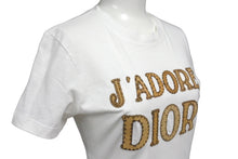 画像をギャラリービューアに読み込む, Christian Dior クリスチャンディオール John Galliano ジョンガリアーノ期 半袖Ｔシャツ 3P16155020 白 サイズ38 中古 65360