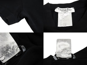 Christian Dior クリスチャンディオール John Galliano ジョンガリアーノ期 半袖Ｔシャツ ブラック 2H12155020 美品 中古 65361