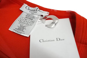 新品未使用 Christian Dior クリスチャンディオール John Galliano ジョンガリアーノ期 タンクトップ 赤 3E16155040 中古 65374