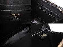 画像をギャラリービューアに読み込む, 極美品 CHANEL シャネル CCフィグリー ミニチェーンショルダーバッグ A84452 キャビアスキン ブラック ゴールド金具 中古 65412