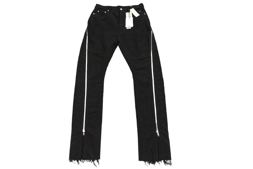 極美品 Rick Owens リックオウエンス 24FW BOLAN BANANA デニムパンツ ブラック ボランバナナ PORTERVILLE RU02D6343 サイズ31 中古 65421