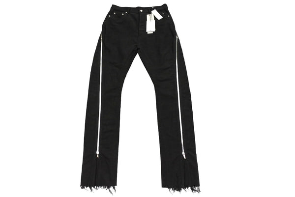 極美品 Rick Owens リックオウエンス 24FW BOLAN BANANA デニムパンツ ブラック ボランバナナ PORTERVILLE RU02D6343 サイズ31 中古 65421