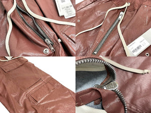 新品未使用 Rick Owens リックオウエンス カーゴベラパンツ CARGOBELAS 2024FW ブラウン系 THROAT サイズ50 RU02D6339-SCT 中古 65422