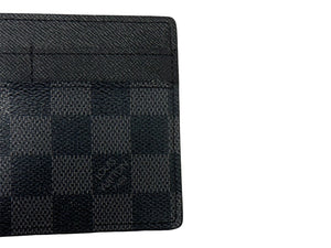 LOUIS VUITTON ルイ ヴィトン ポルトフォイユ コンパクト モデュラブル カードケース ダミエグラフィット ブラック 美品 中古 65437