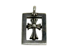 Load image into Gallery viewer, CHROME HEARTS クロムハーツ フレームドオープン CHベビーファットチャーム ペンダントトップ 重量4.6g シルバー925 美品 中古 65438