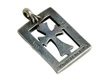 Load image into Gallery viewer, CHROME HEARTS クロムハーツ フレームドオープン CHベビーファットチャーム ペンダントトップ 重量4.6g シルバー925 美品 中古 65438