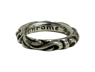 CHROME HEARTS クロムハーツ スクロールバンド リング 指輪 サイズ11.5号 重量8g シルバ−925 1994 刻印 美品 中古 65440