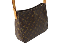 Load image into Gallery viewer, LOUIS VUITTON ルイヴィトン ショルダーバッグ M51146 ルーピングMM モノグラム ブラウン 美品 中古 65443