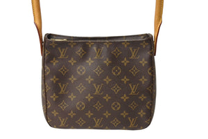 LOUIS VUITTON ルイヴィトン ショルダーバッグ M51146 ルーピングMM モノグラム ブラウン 美品 中古 65443