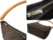 Load image into Gallery viewer, LOUIS VUITTON ルイヴィトン ショルダーバッグ M51146 ルーピングMM モノグラム ブラウン 美品 中古 65443