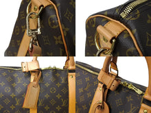 画像をギャラリービューアに読み込む, LOUIS VUITTON ルイヴィトン キーポル バンドリエール50 ボストンバッグ モノグラム M41416 ブラウン 美品 中古 65444