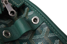 Load image into Gallery viewer, GOYARD ゴヤール ジュバンスMM ポーチ クラッチバッグ ゴヤールディンキャンバス カーフスキン グリーン 美品 中古 65449