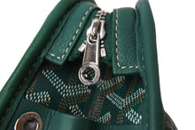 Load image into Gallery viewer, GOYARD ゴヤール ジュバンスMM ポーチ クラッチバッグ ゴヤールディンキャンバス カーフスキン グリーン 美品 中古 65449