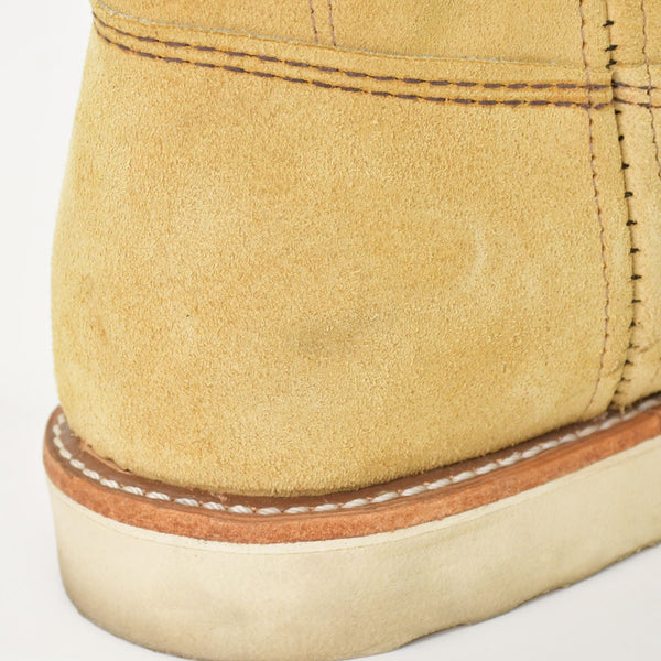 RED WING レッドウイング ペコスブーツ ウエスタンブーツ USA製 スウェードレザー ベージュ 29ｃｍ 美品 中古 4a006545