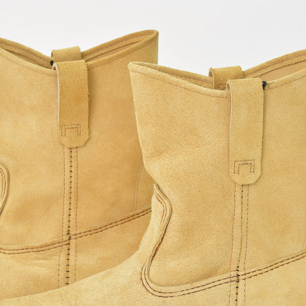 RED WING レッドウイング ペコスブーツ ウエスタンブーツ USA製 スウェードレザー ベージュ 29ｃｍ 美品 中古 4a006545