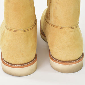 RED WING レッドウイング ペコスブーツ ウエスタンブーツ USA製 スウェードレザー ベージュ 29ｃｍ 美品 中古 4a006545