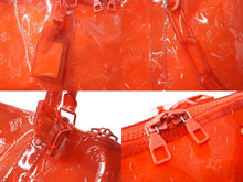 画像をギャラリービューアに読み込む, 極美品 LOUIS VUITTON ルイヴィトン モノグラムプリズム レッド キーポルバンドリエール 50 ボストンバッグ ヴァージル M53274 中古 65466