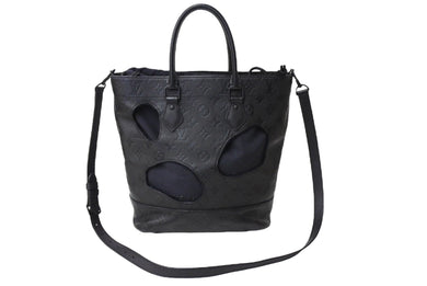 LOUIS VUITTON COMME des GARCONS ルイヴィトン ウィズホールズPM ハンドバッグ M45887 モノグラム アンプラント 川久保玲 美品 中古 65469