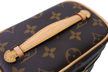 Load image into Gallery viewer, 極美品 LOUISVUITTON ルイヴィトン ニース ナノ バニティバッグ ハンドバッグ M44936 モノグラムキャンバス 中古 65478