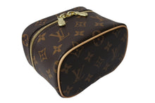 Load image into Gallery viewer, 極美品 LOUISVUITTON ルイヴィトン ニース ナノ バニティバッグ ハンドバッグ M44936 モノグラムキャンバス 中古 65478