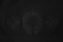 画像をギャラリービューアに読み込む, 新品未使用 CHROME HEARTS クロムハーツ ビーニー ニットキャップ ホースシュー CHプラス コットン 22383042208 ブラック 刺繍 中古 64590