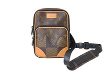 画像をギャラリービューアに読み込む, LOUIS VUITTON ルイヴィトン NIGO アマゾンスリングバッグ ショルダーバッグ N40379 ブラウン ブラック 美品 中古 65497