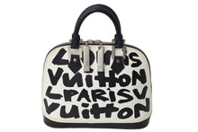 Load image into Gallery viewer, LOUIS VUITTON ルイヴィトン グラフィティ アルマMM ハンドバッグ モノグラム M92179 ブラック ホワイト 美品 中古品 65507