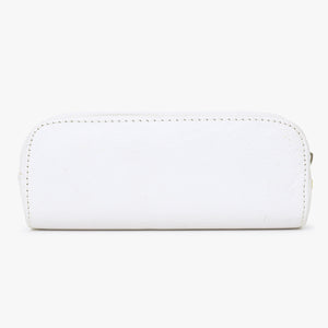 CHROME HEARTS クロムハーツ メガネケース ポーチ レザー ホワイト 良品 中古 65519