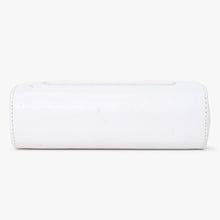 画像をギャラリービューアに読み込む, CHROME HEARTS クロムハーツ メガネケース ポーチ レザー ホワイト 良品 中古 65519