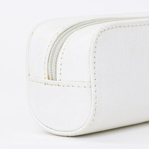 CHROME HEARTS クロムハーツ メガネケース ポーチ レザー ホワイト 良品 中古 65519